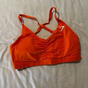 Orange Sports Bra